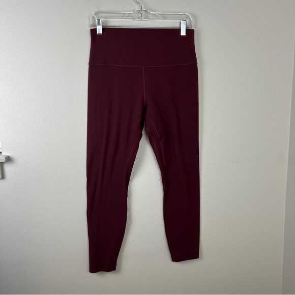 Lululemon Align Pant 25" Red Merlot - Picture 2 of 5